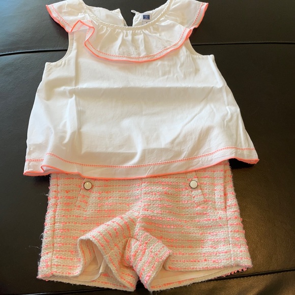 Janie and Jack boucle shirts and matching top. - Picture 1 of 7